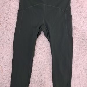 Olive Green Capri Lululemon Leggings